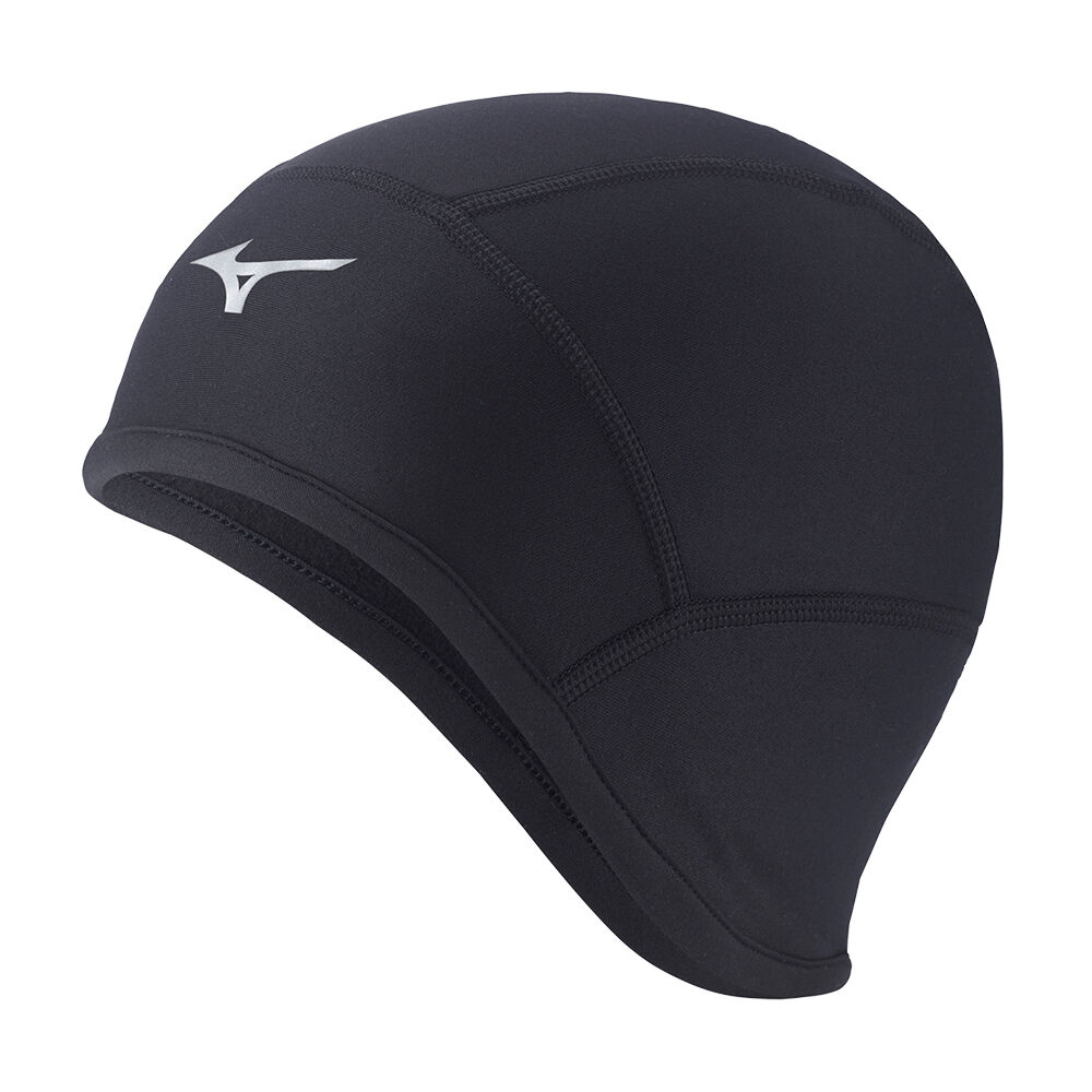 Panske Čiapky Mizuno WarmaLite Pip Bezecke Čierne Vypredaj DWGR16482